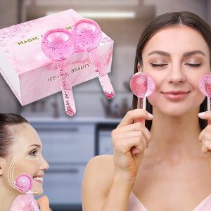 Gezichtsmassager IJsballen (2 stuks) | GLACIE