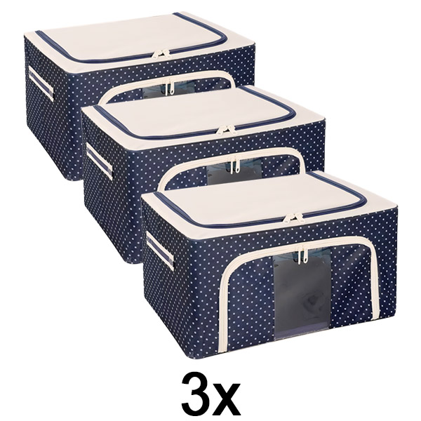 3x Opbergdoos voor garderobe | STACKBOX