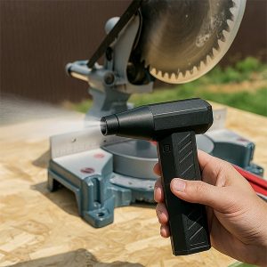 Luchtblazer die stof direct verwijdert | JETRAZE